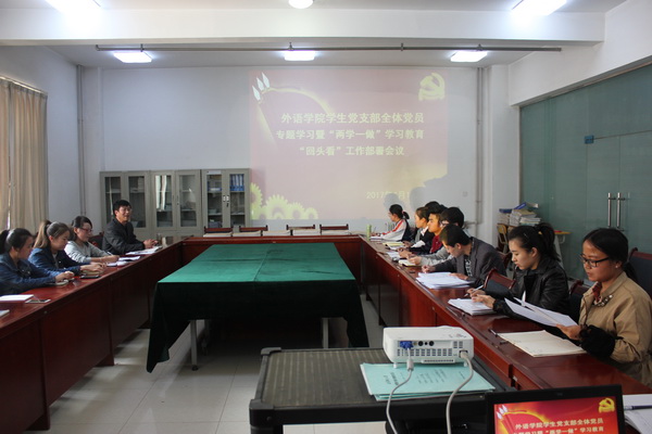 公司员工党支部召开专题学习暨 “两学一做”学习教育“回头看”工作会...