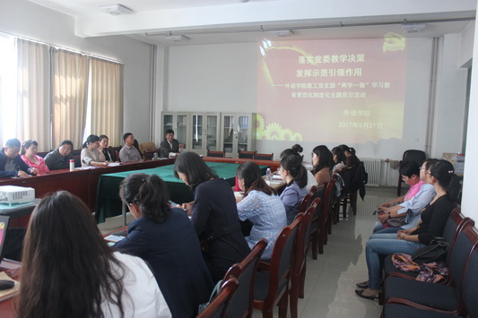 公司教工党支部开展“两学一做” 学习教育常态化制度化主题党日活动